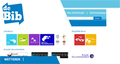 Desktop Screenshot of bib.wetteren.be